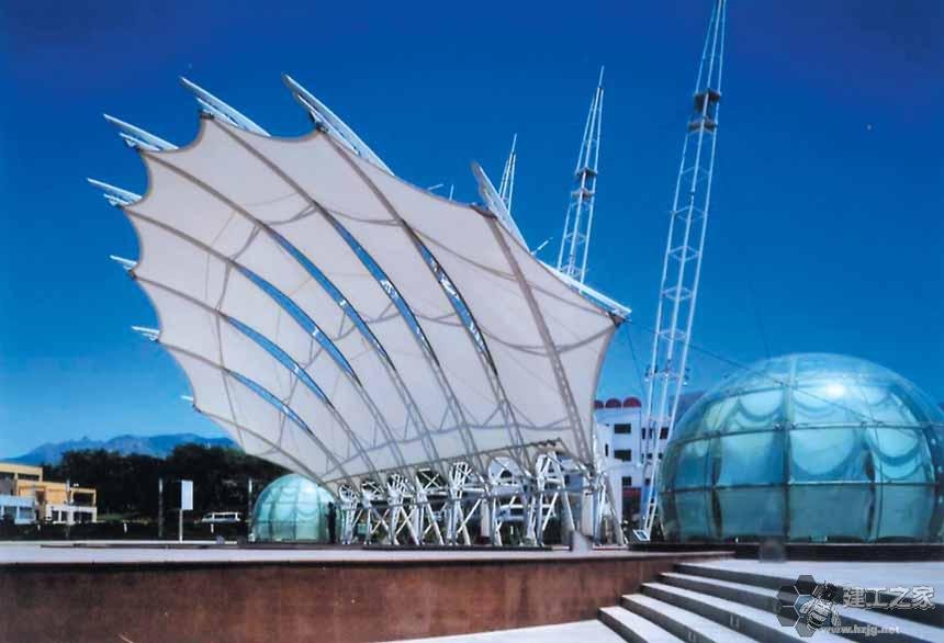 海东车棚膜结构网架